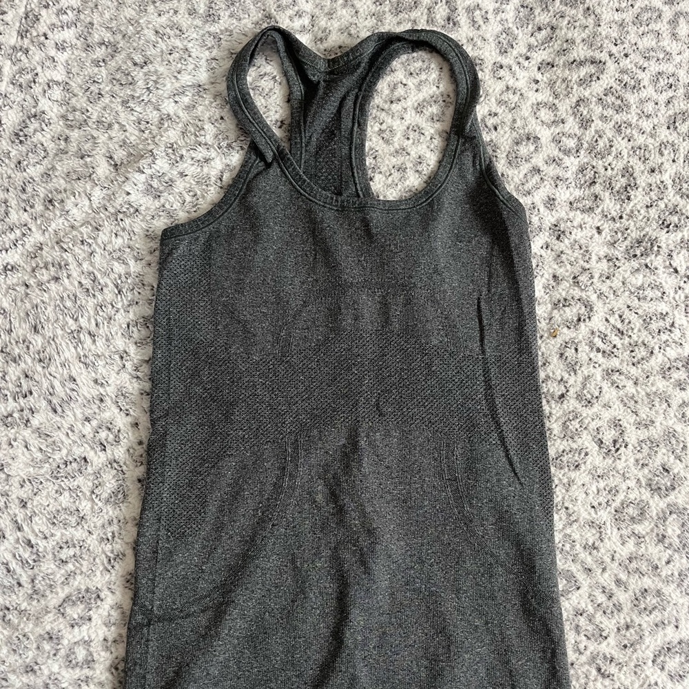 lululemon swiftly tech tank grey
